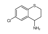 2H-1-Benzothiopyran-4-amine, 6-chloro-3,4-dihydro结构式