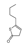 5-butyl-3H-thiophen-2-one Structure