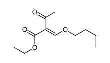 ethyl 2-(butoxymethylidene)-3-oxobutanoate Structure