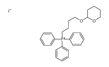 4-(oxan-2-yloxy)butyl-triphenylphosphanium,iodide Structure