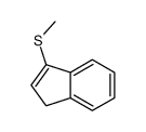 3-methylsulfanyl-1H-indene结构式