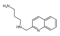 N'-(quinolin-2-ylmethyl)propane-1,3-diamine结构式