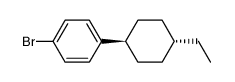 反式-1-溴-4-(4-乙基环己烷)-苯结构式