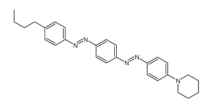 (4-butylphenyl)-[4-[(4-piperidin-1-ylphenyl)diazenyl]phenyl]diazene Structure