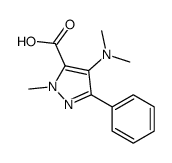 4-(dimethylamino)-2-methyl-5-phenylpyrazole-3-carboxylic acid Structure