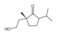 (2R)-2-(2-hydroxyethyl)-2-methyl-5-propan-2-ylcyclopentan-1-one Structure