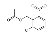 acetate of 2-chloro-6-nitrobenzyl alcohol Structure