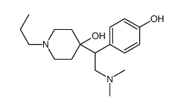 4-[2-(dimethylamino)-1-(4-hydroxyphenyl)ethyl]-1-propylpiperidin-4-ol Structure