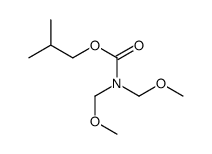 2-methylpropyl N,N-bis(methoxymethyl)carbamate Structure