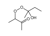 3-(2-hydroxybutan-2-ylperoxy)butan-2-one结构式