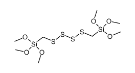 bis(trimethoxysilylmethyl) tetrasulfide Structure