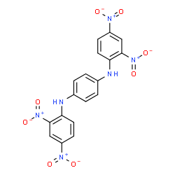 N,N'-bis(2,4-dinitrophenyl)benzene-1,4-diamine Structure