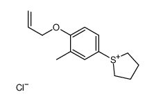 1-(3-methyl-4-prop-2-enoxyphenyl)thiolan-1-ium,chloride结构式