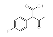 [acetyl(4-fluorophenyl)]acetic acid Structure
