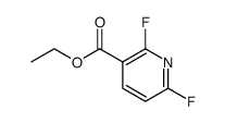 3-Pyridinecarboxylic acid, 2,6-difluoro-, ethyl ester Structure