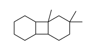 5,5,7-trimethyltricyclo[6.4.0.02,7]dodecane结构式