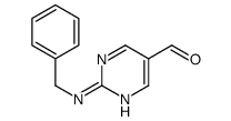 2-(benzylamino)pyrimidine-5-carbaldehyde结构式