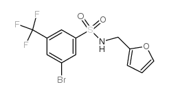 3-Bromo-N-(furan-2-ylmethyl)-5-(trifluoromethyl)benzenesulfonamide picture