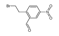 2-(2-bromo-ethyl)-5-nitro-benzaldehyde结构式