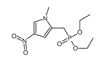 diethyl (1-methyl-4-nitro-1H-pyrrol-2-yl)methylphosphonate Structure