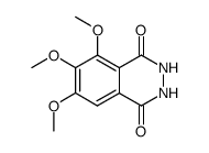 5,6,7-trimethoxy-2,3-dihydro-phthalazine-1,4-dione Structure