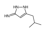 5-isobutyl-1H-pyrazol-3-amine(SALTDATA: FREE) Structure