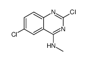 2,6-dichloro-N-methylquinazolin-4-amine Structure