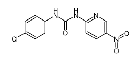 N-(4-chloro-phenyl)-N'-(5-nitro-[2]pyridyl)-urea Structure