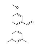 4-methoxy-3',5'-dimethyl[1,1'-biphenyl]-2-carboxaldehyde结构式