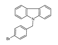 N-(4-bromobenzyl)-carbazole Structure