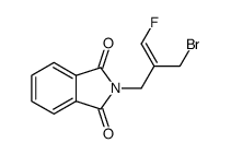 (Z)-1-Fluoro-2-bromomethyl-3-phthalimidopropene Structure