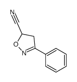 3-PHENYL-4,5-DIHYDRO-5-ISOXAZOLECARBONITRILE Structure