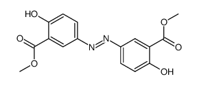 6,6'-dihydroxy-3,3'-azo-di-benzoic acid dimethyl ester Structure