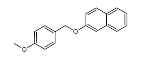 1-methoxy-4-[2]naphthyloxymethyl-benzene Structure