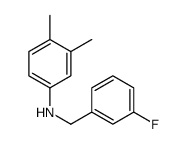 3,4-Dimethyl-N-(3-fluorobenzyl)aniline图片
