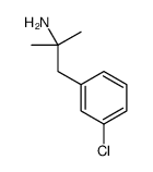 1-(3-chlorophenyl)-2-methylpropan-2-amine结构式