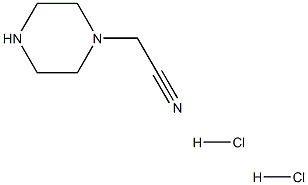 2-(piperazin-1-yl)acetonitrile dihydrochloride Structure