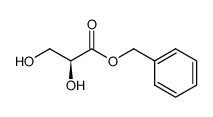 benzyl (S)-2,3-dihydroxypropionate Structure