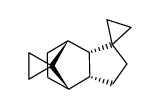 dispiro[cyclopropan-5,1'-endo-tricyclo[5.2.1.02,6]decan-10,1''-cyclopropane]结构式