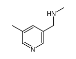 N-methyl-1-(5-methylpyridin-3-yl)methanamine Structure