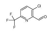 3-chloro-6-(trifluoromethyl)pyridine-2-carbaldehyde Structure