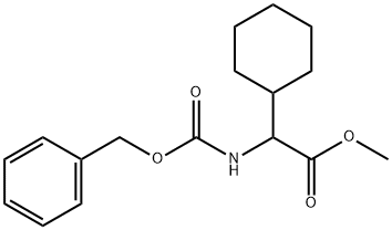 Cyclohexaneacetic acid, a-[[(phenylMethoxy)carbonyl]aMino]-, Methyl ester structure