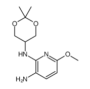 N2-(2,2-Dimethyl-1,3-Dioxan-5-Yl)-6-Methoxypyridine-2,3-Diamine Structure