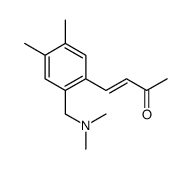 4-[2-[(dimethylamino)methyl]-4,5-dimethylphenyl]but-3-en-2-one Structure