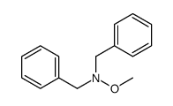 N-benzyl-N-methoxy-1-phenylmethanamine结构式