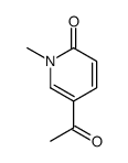 5-acetyl-1-methylpyridin-2-one结构式