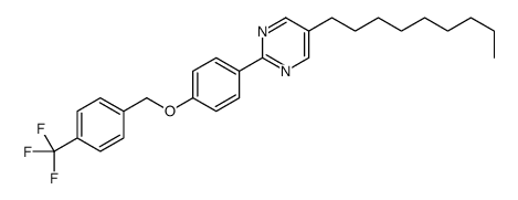 5-nonyl-2-[4-[[4-(trifluoromethyl)phenyl]methoxy]phenyl]pyrimidine Structure