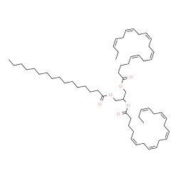1,2-Dieicosapentaenoyl-3-Palmitoyl-rac-glycerol结构式