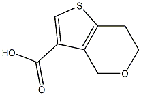 6,7-dihydro-4H-thieno[3,2-c]pyran-3-carboxylic acid Structure