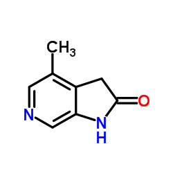 4-Methyl-1,3-dihydro-2H-pyrrolo[2,3-c]pyridin-2-one Structure